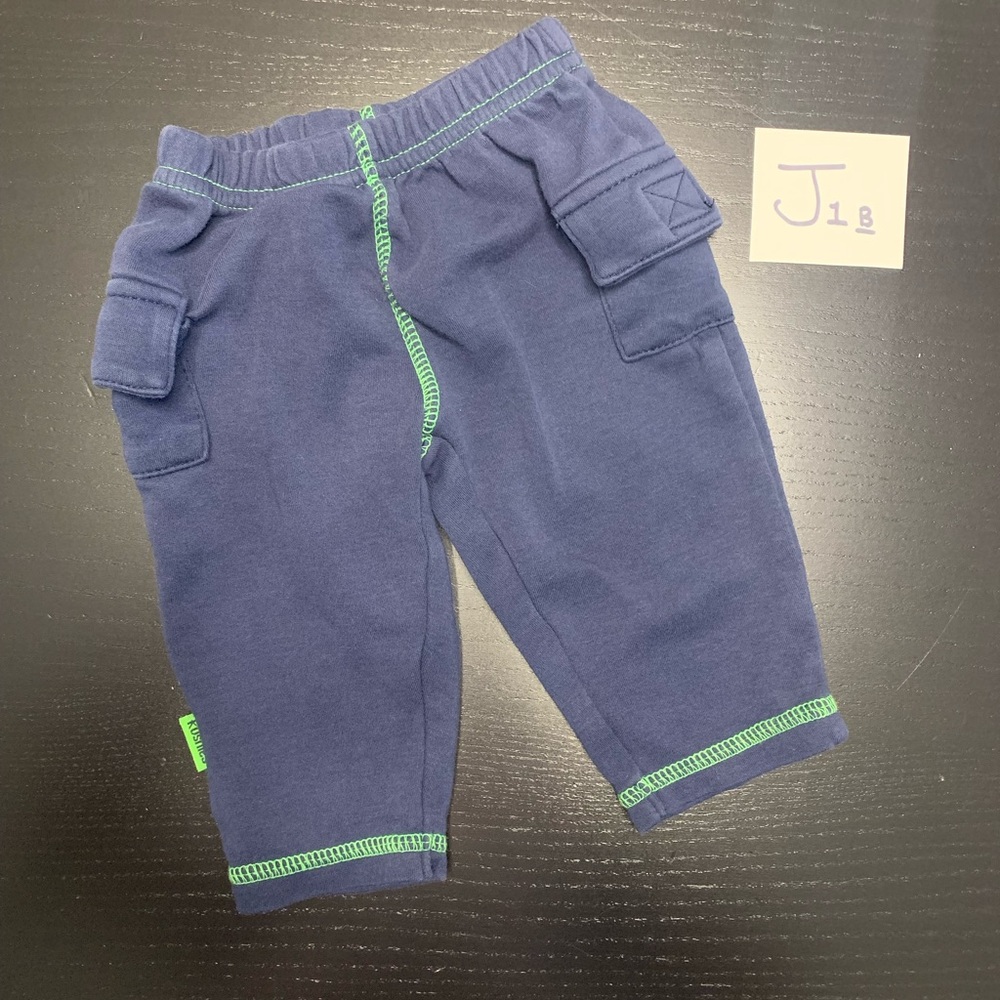 ⭐️5/$10.00⭐️ Kushies 0-3m Blue Pants with Pockets